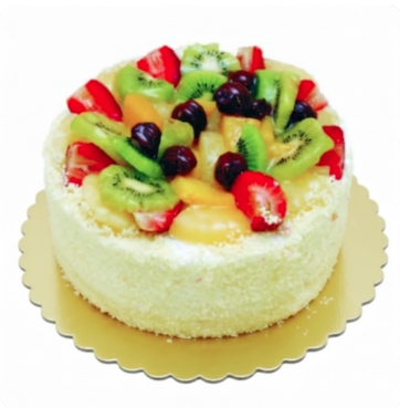 4 ile 6 kişilik karışık mevsim meyveli yaş pasta Adana pasta