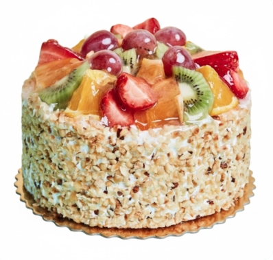 4 ile 6 kişilik karışık mevsim meyveli yaş pasta Adana pasta