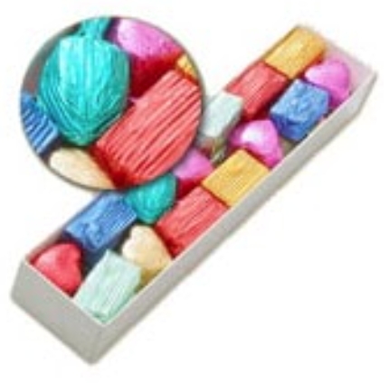 500 Gr Yaldız Kaplı Çikolata Adana pasta