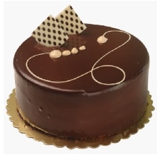 6-9 Kişilik Sade Çikolatalı Yaş Pasta Butik Seri Adana pasta