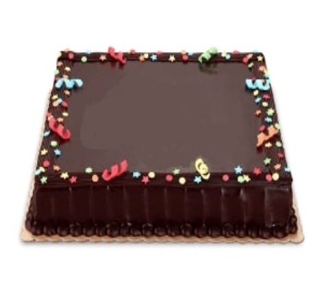 Doğal Malzemeli 80 Kişilik Kare Çikolatalı Yaş Pasta Adana pasta