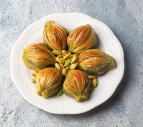Fıstık Dolgulu 1000 Gr Midye Baklava Adana pasta